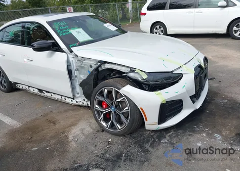 2024 BMW I4 M50 from USA, damaged, VIN WBY33AW02RFS40631